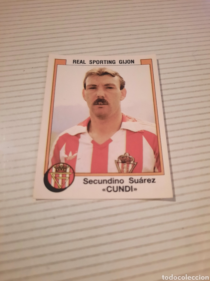 Cromos de F&uacute;tbol: CROMO SECUNDINO SUAREZ &rdquo;CUNDI&rdquo;, REAL SPORTING GIJON, F&Uacute;TBOL 88 N&deg;336, PANINI NUEVO