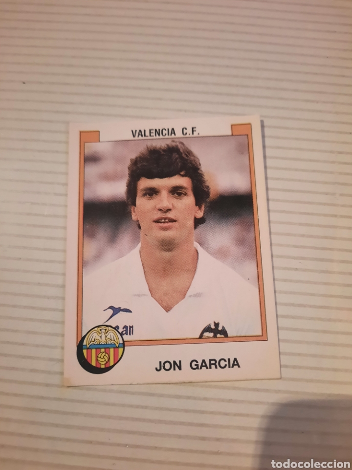 Fu&szlig;ball-Sticker: CROMO JON GARCIA, VALENCIA C.F.,F&Uacute;TBOL 88 N&deg;364, PANINI NUEVO