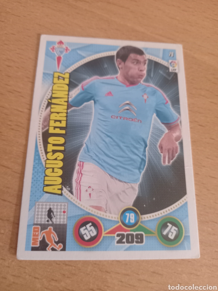 Fu&szlig;ball-Sticker: Panini Adrenalyn 2014 2015 14 15 79 Augusto Fern&aacute;ndez Celta de Vigo