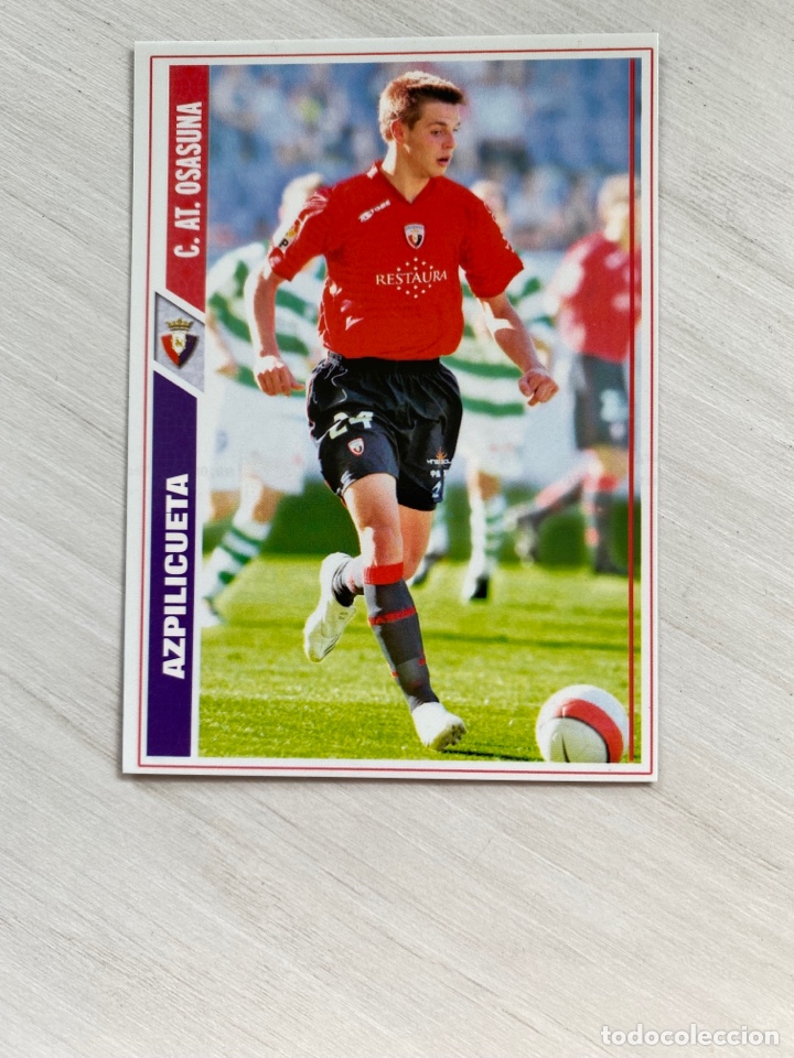 Cromos de Futebol: 362 AZPILICUETA OSASUNA 2007 2008 07 08 CHELSEA FICHAS ROOKIE MUNDICROMO
