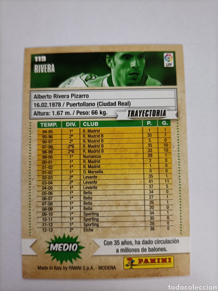 Cromos de f&uacute;tbol: Rivera. Elche. Megacracks 2013/14 - Foto 2