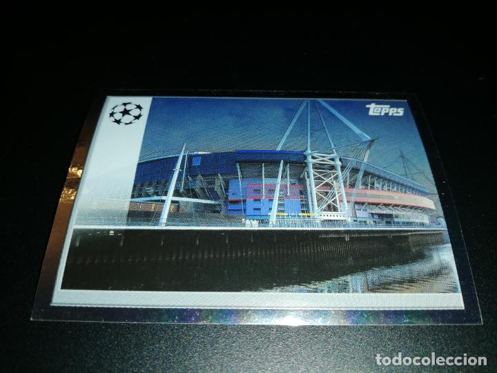 Cromos de F&uacute;tbol: CAR 1 ESTADIO NATIONAL STADIUM OF WALES ALBUM STICKERS UEFA CHAMPIONS LEAGUE TOPPS 16 17 2016 2017