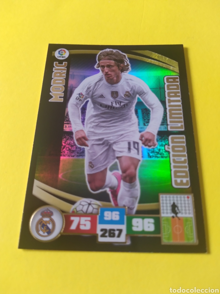 Cromos de f&uacute;tbol: Luca Modric Edici&oacute;n limitada Adrenalyn 15- - Foto 1