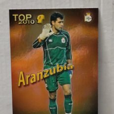 Cromos de Fútbol: CROMO QUIZ LAS FICHAS DE LA LIGA MC 2010 -ARANZUBIA-TOP 1 BRILLO NÚMERO 545. Lote 328107098