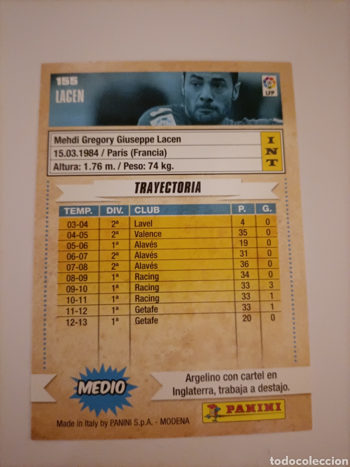 Cromos de f&uacute;tbol: Lacen. Getafe. Megacracks 2013/14 - Foto 2