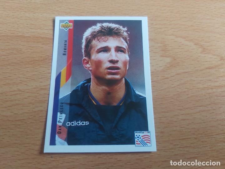 Cromos de f&uacute;tbol: CROMO FUTBOL MUNDIAL USA 94 UPPER DECK STICKERS 46.PETRESCU-RUMANIA-NUNCA PEGADO