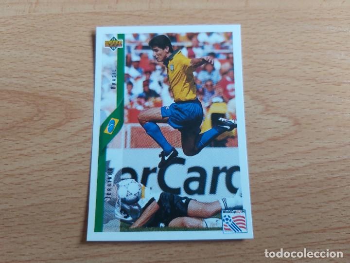 Football Stickers: CROMO FUTBOL MUNDIAL USA 94 UPPER DECK STICKERS 61.JORGINHO-BRASIL-NUNCA PEGADO