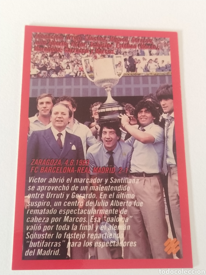 Cromos de F&uacute;tbol: Maradona 1982-83 Copa Rey