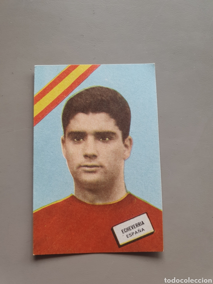 Fu&szlig;ball-Sticker: CROMO SIN PEGAR MUNDIAL 62 1962 CHILE WORLD CUP ECHEVERRIA ESPA&Ntilde;A