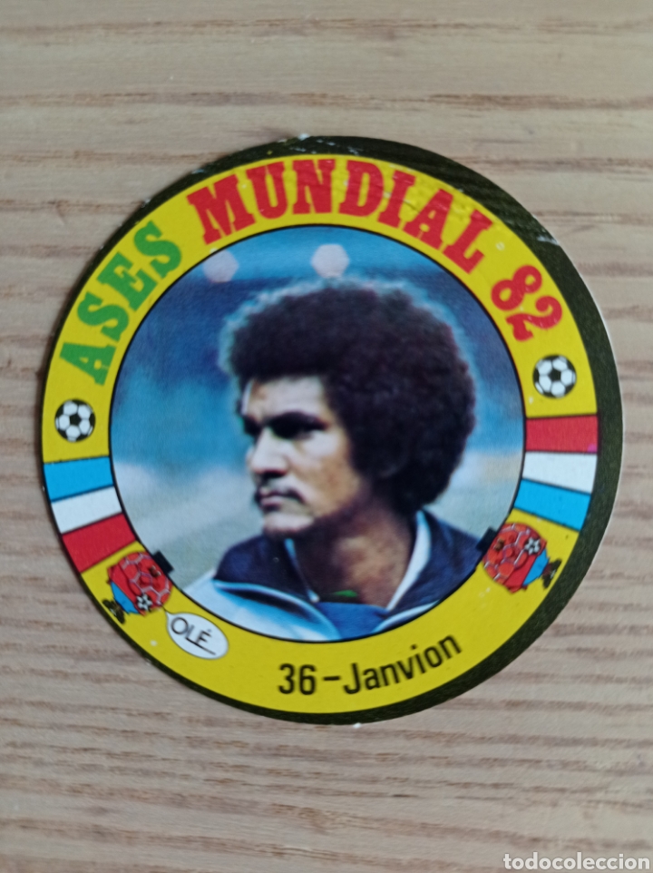 Cromos de f&uacute;tbol: F&Uacute;TBOL CROMO N&ordm; 36 JANVION ASES MUNDIAL ESPA&Ntilde;A 82 EDITORIAL REYAUCA 1982 SIN PEGAR