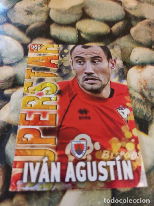 Cromos de F&uacute;tbol: ERROR 980 IV&Aacute;N AGUST&Iacute;N MIRAND&Eacute;S SUPERSTAR LETRAS FICHAS QUIZ LIGA 2013 2014 13 14