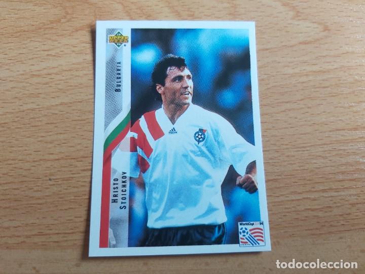 Cromos de Futebol: CROMO FUTBOL MUNDIAL USA 94 UPPER DECK STICKERS 193.STOICHKOV-BULGARIA-NUNCA PEGADO.