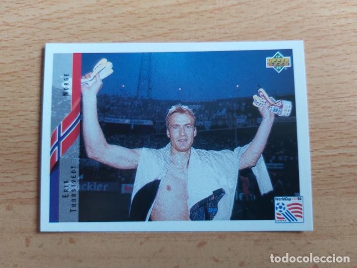 Football Stickers: CROMO FUTBOL MUNDIAL USA 94 UPPER DECK STICKERS 225.THORSTVEDT-NORUEGA-NUNCA PEGADO.