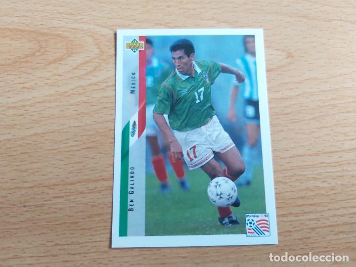 Football Stickers: CROMO FUTBOL MUNDIAL USA 94 UPPER DECK STICKERS 248.GALINDO-MEXICO-NUNCA PEGADO.