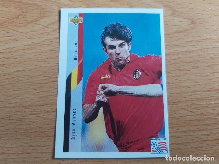 Football Stickers: CROMO FUTBOL MUNDIAL USA 94 UPPER DECK STICKERS 256.MEDVED-BELGICA-NUNCA PEGADO.