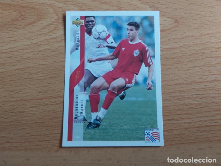 Cromos de F&uacute;tbol: CROMO FUTBOL MUNDIAL USA 94 UPPER DECK STICKERS 297.NAYBET-MARRUECOS-NUNCA PEGADO.