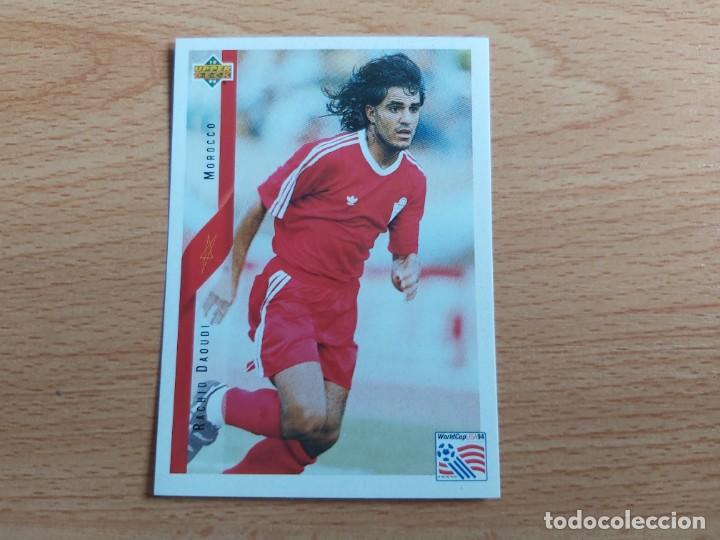 Football Stickers: CROMO FUTBOL MUNDIAL USA 94 UPPER DECK STICKERS 298.DAOUDI-MARRUECOS-NUNCA PEGADO.