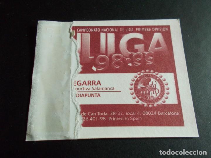 Cromos de f&uacute;tbol: ZEGARRA SALAMANCA ESTE 98-99 BAJA VENTANILLA - Foto 2