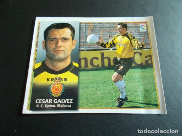 Cromos de f&uacute;tbol: CESAR GALVEZ MALLORCA ESTE 98-99 COLOCA VENTANILLA - Foto 1
