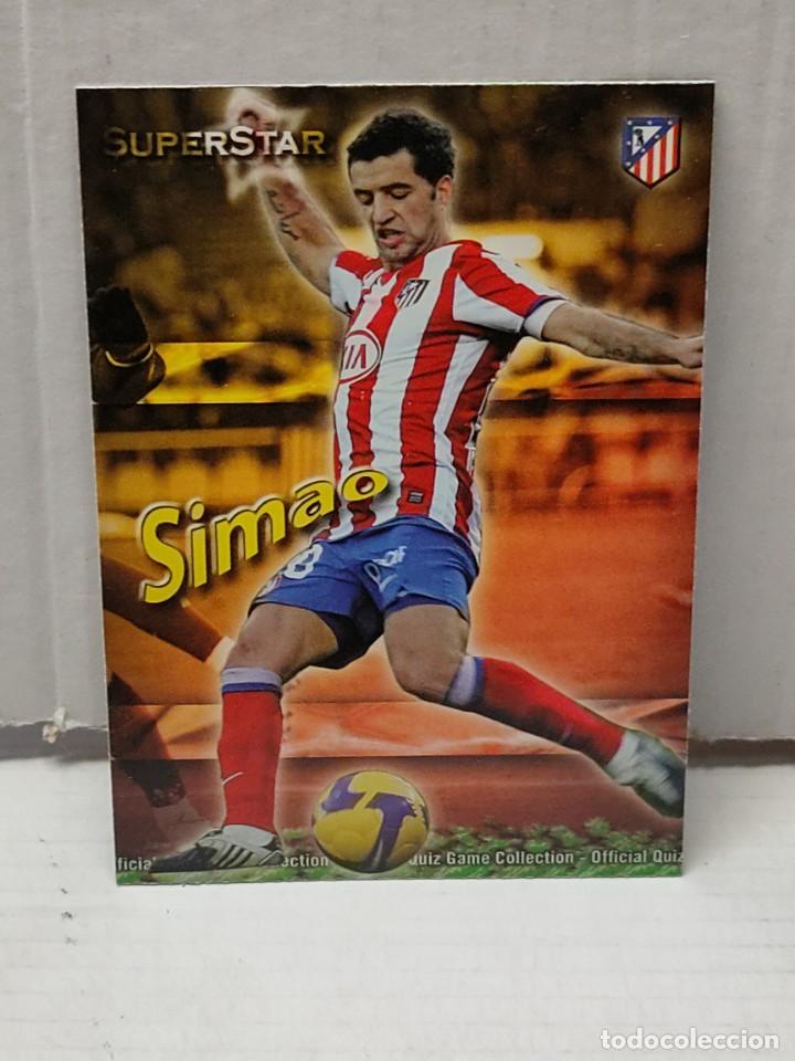 Cromos de F&uacute;tbol: Cromo Mundicromo QUIZ Las Fichas de la liga 2010 (2009/10) -SIMAO- SUPERSTAR n&uacute;mero 106