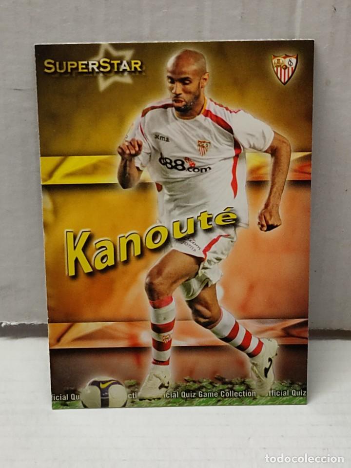 Cromos de F&uacute;tbol: Cromo Mundicromo QUIZ Las Fichas de la liga 2010 (2009/10) -KANOUT&Eacute;- SUPERSTAR n&uacute;mero 081
