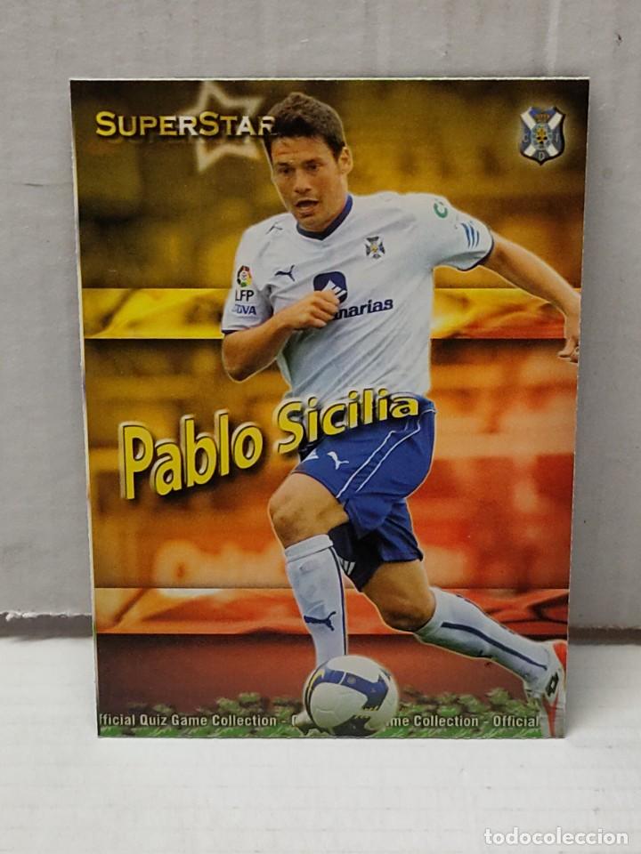 Cromos de F&uacute;tbol: Cromo Mundicromo QUIZ Las Fichas de la liga 2010 (2009/10) -PABLO SICILIA- SUPERSTAR n&uacute;mero 536