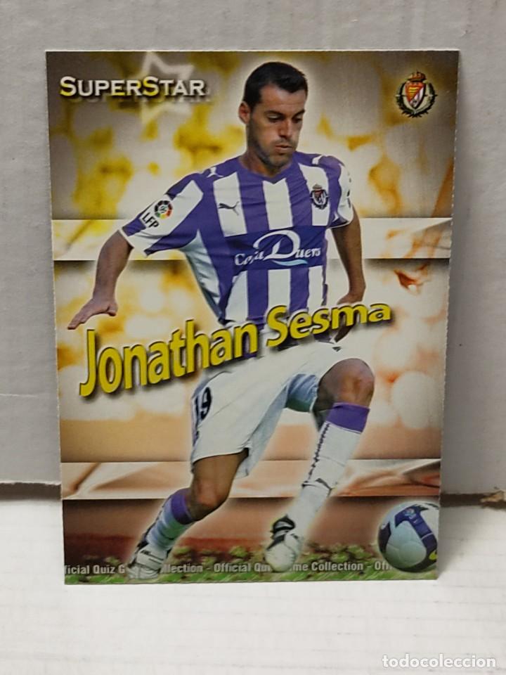 Figurine di Calcio: Cromo Mundicromo QUIZ Las Fichas de la liga 2010 (2009/10) -JONATHAN SESMA- SUPERSTAR n&uacute;mero 431