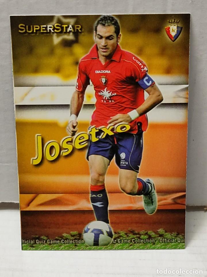 Figurine di Calcio: Cromo Mundicromo QUIZ Las Fichas de la liga 2010 (2009/10) -JOSETXO - SUPERSTAR n&uacute;mero 401