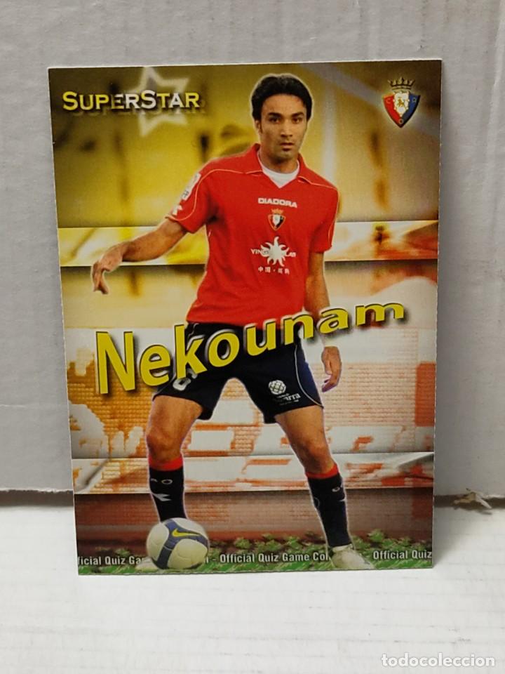 Figurine di Calcio: Cromo Mundicromo QUIZ Las Fichas de la liga 2010 (2009/10) -NEKOUNAM - SUPERSTAR n&uacute;mero 403