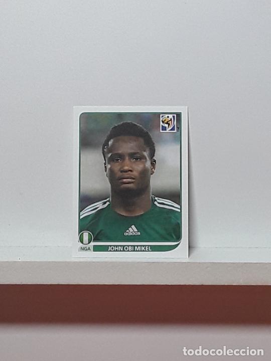 Cromos de f&uacute;tbol: MUNDIAL 2010 SOUTH AFRICA SUDAFRICA CROMO PANINI FUTBOL N 135 NIGERIA JOHN OBI MIKEL