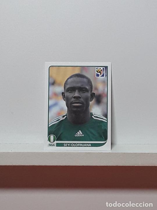 Cromos de f&uacute;tbol: MUNDIAL 2010 SOUTH AFRICA SUDAFRICA CROMO PANINI FUTBOL N 136 NIGERIA SEYI OLOFINJANA
