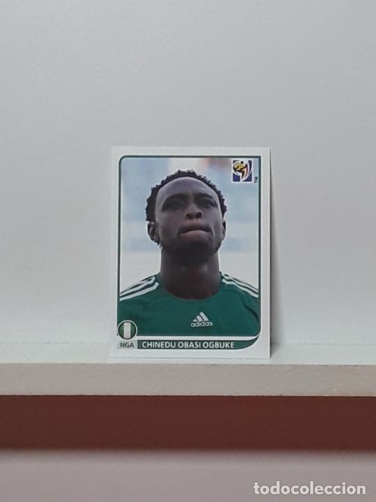 Cromos de f&uacute;tbol: MUNDIAL 2010 SOUTH AFRICA SUDAFRICA CROMO PANINI FUTBOL N 140 NIGERIA CHINEDU OBASI OGBUKE