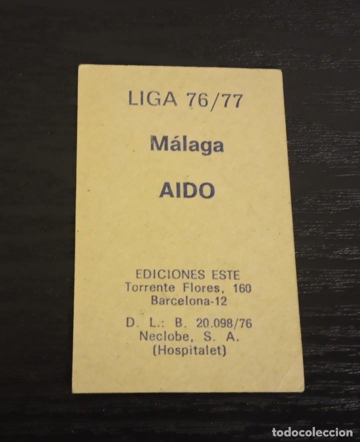 Cromos de f&uacute;tbol: -ESTE 76-77 : AIDO ( MALAGA ) - Foto 2