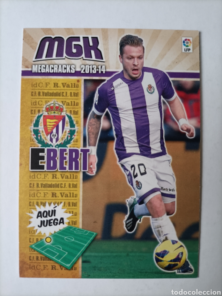 Cromos de f&uacute;tbol: Ebert. Valladolid. Megacracks 2013/14 - Foto 1
