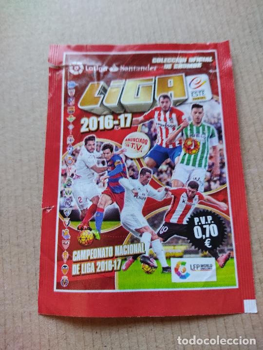 Cromos de F&uacute;tbol: MESSI CRISTIANO RONALDO KOKE DE MARCOS SOBRE CROMOS VAC&Iacute;O LIGA F&Uacute;TBOL 2016-2017 EDICIONES ESTE 16-17