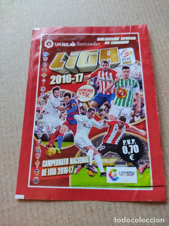 Cromos de F&uacute;tbol: MESSI CRISTIANO RONALDO KOKE DE MARCOS SOBRE CROMOS VAC&Iacute;O LIGA F&Uacute;TBOL 2016-2017 EDICIONES ESTE 16-17