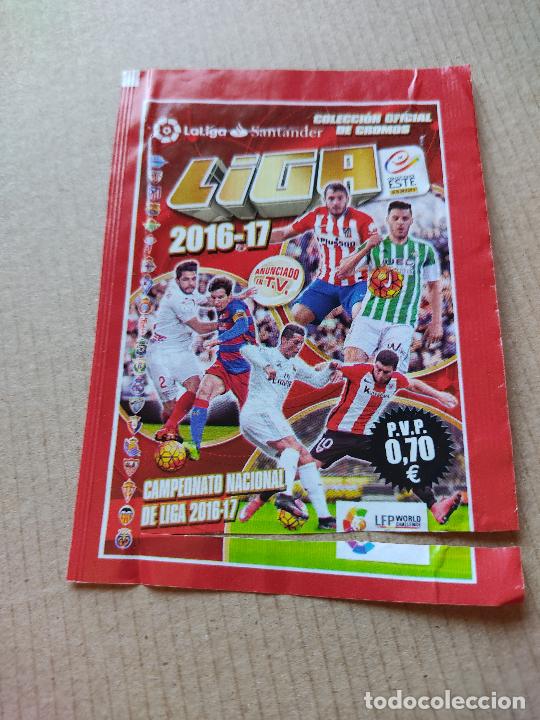 Cromos de F&uacute;tbol: MESSI CRISTIANO RONALDO KOKE DE MARCOS SOBRE CROMOS VAC&Iacute;O LIGA F&Uacute;TBOL 2016-2017 EDICIONES ESTE 16-17