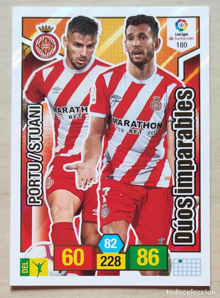 Fu&szlig;ball-Sticker: 180 DUOS IMPARABLES GIRONA FC FICHAS ALBUM ADRENALYN XL 2018 2019 18 19