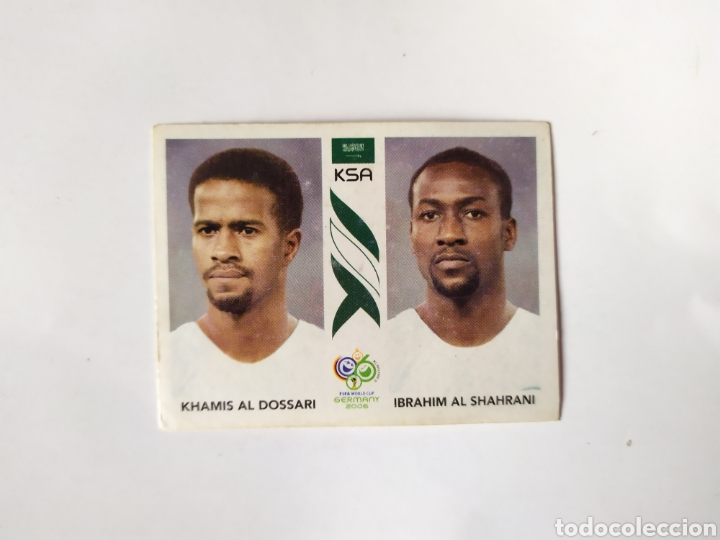 Cartes &agrave; collectionner de Football: Mundial FIFA Alemania 2006 panini Al Dossari Al Shahrani n&deg; 592 Arabia Saud&iacute;