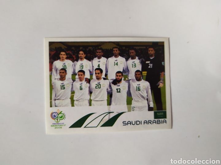 Cartes &agrave; collectionner de Football: Mundial FIFA Alemania 2006 panini alineaci&oacute;n n&deg; 588 Arabia Saud&iacute;