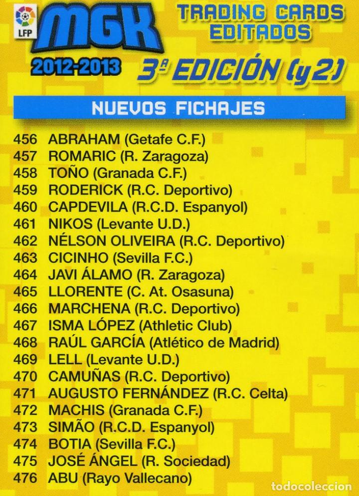 Cromos de F&uacute;tbol: MEGACRACKS 2012-13 RADING CARDS EDITADOS 3&ordf; EDICI&Oacute;N (2)
