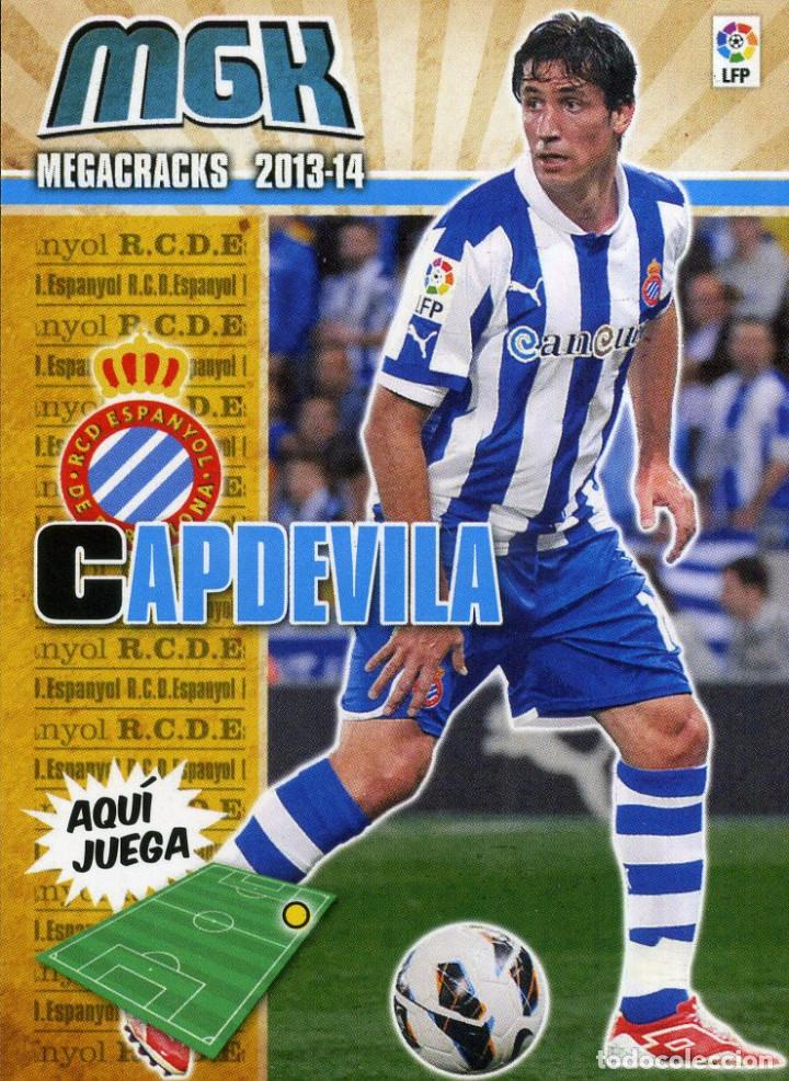 Cromos de f&uacute;tbol: MEGACRACKS 2013-14 N&ordm; 135 CAPDEVILA - RCD ESPANYOL - Foto 1