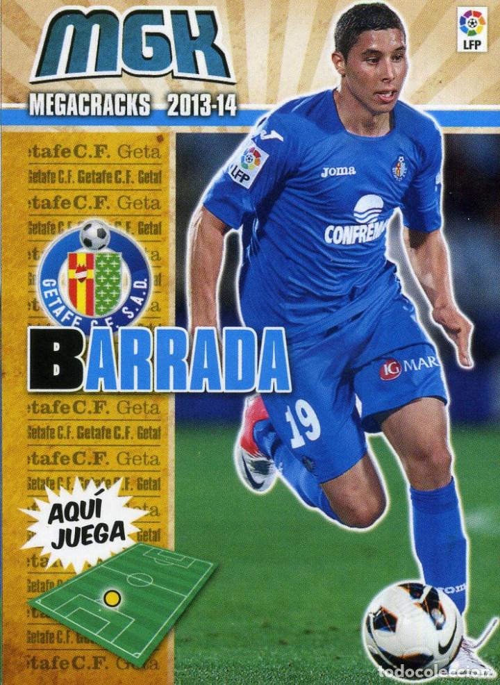 Cromos de f&uacute;tbol: MEGACRACKS 2013-14 N&ordm; 159 BARRADA - GETAFE CF - Foto 1