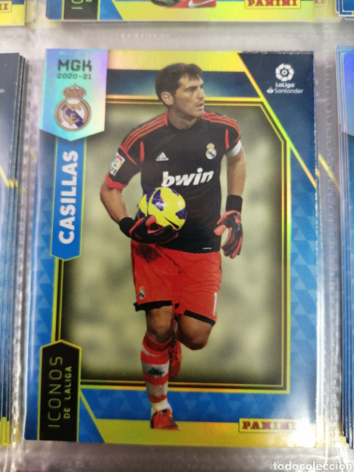 Fu&szlig;ball-Sticker: MEGACRACKS 2020 2021 ICONOS DE LA LIGA CASILLAS 392 MGK 20 21