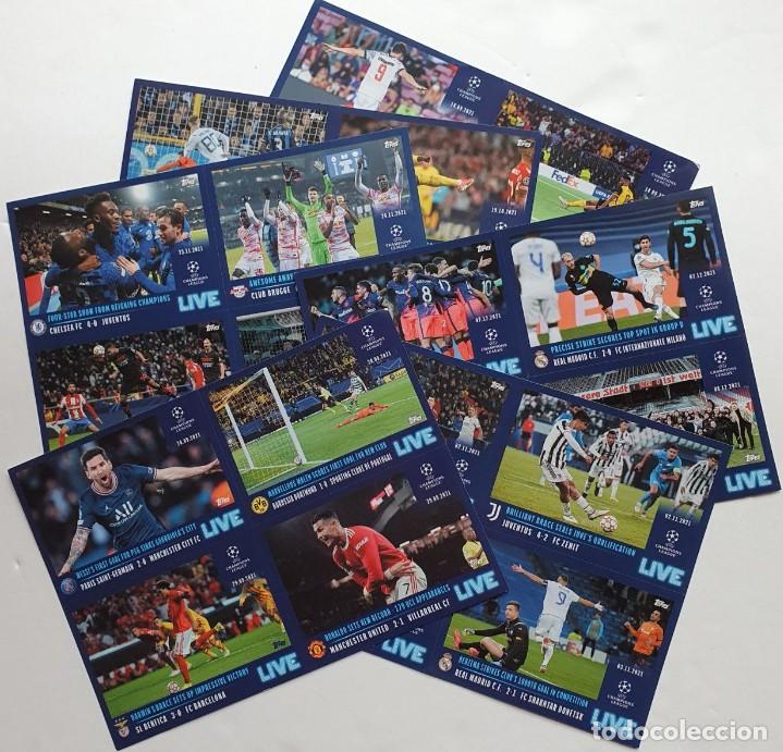 Cartes &agrave; collectionner de Football: TOPPS Live UEFA CHAMPIONS LEAGUE 2021/22 Pack 1 (L1 - L24) 24 Stickers