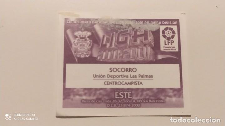 Cromos de f&uacute;tbol: SOCORRO LAS PALMAS ESTE 00 01 2000 2001 - Foto 2