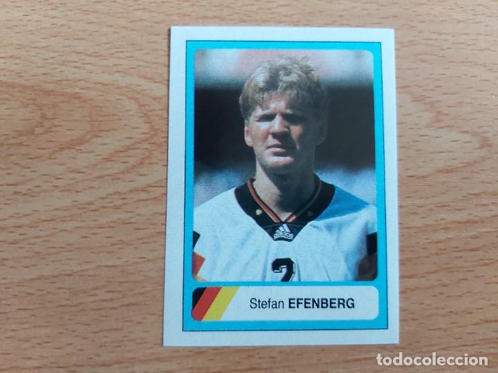 Cromos de f&uacute;tbol: CROMO FUTBOL MUNDIAL USA 94 EDICIONES ESTADIO 19.EFENBERG-ALEMANIA-NUNCA PEGADO