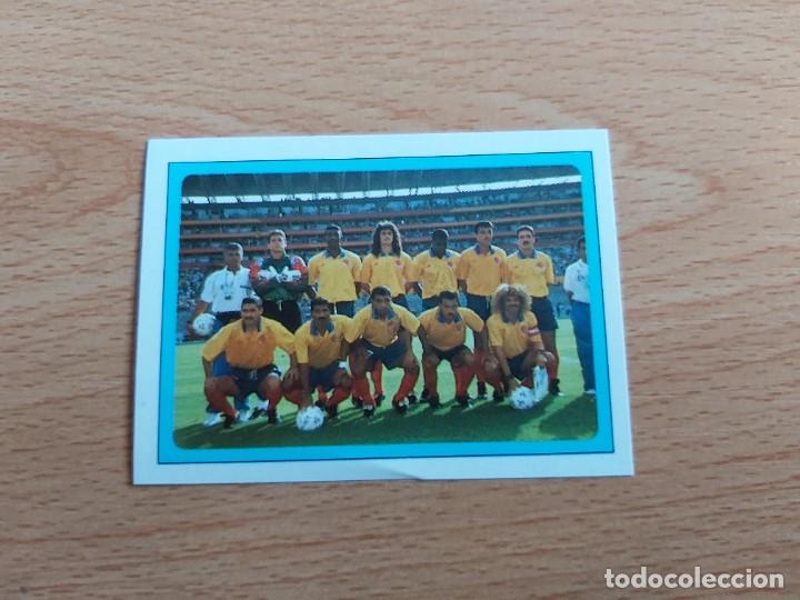 Football Stickers: CROMO FUTBOL MUNDIAL USA 94 EDICIONES ESTADIO 124.ALINEACION-COLOMBIA-NUNCA PEGADO