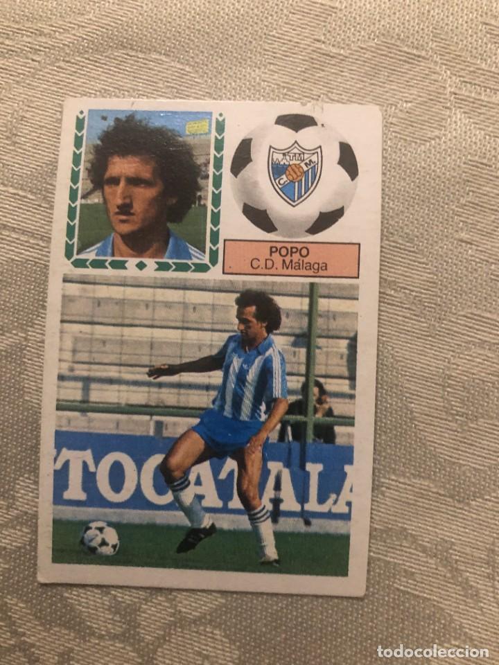 Cromos de f&uacute;tbol: POPO M&Aacute;LAGA CROMO EDICIONES ESTE 83 84 - Foto 1