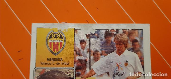 Cromos de f&uacute;tbol: 92 93 ESTE COLOCA VALENCIA mendieta - Foto 2